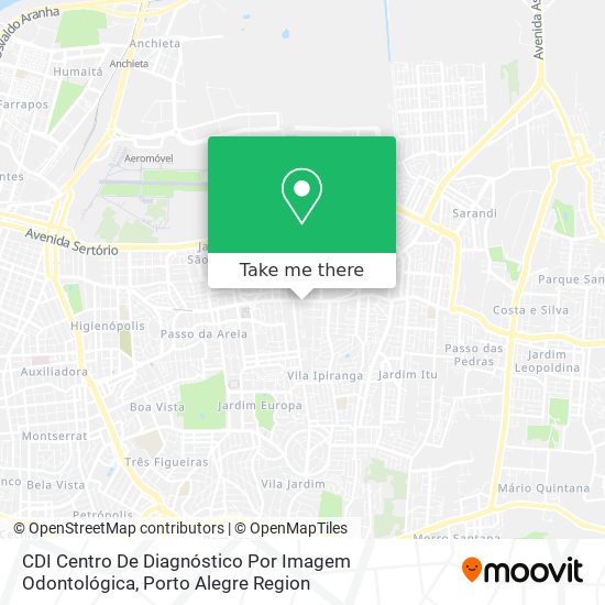 CDI Centro De Diagnóstico Por Imagem Odontológica map