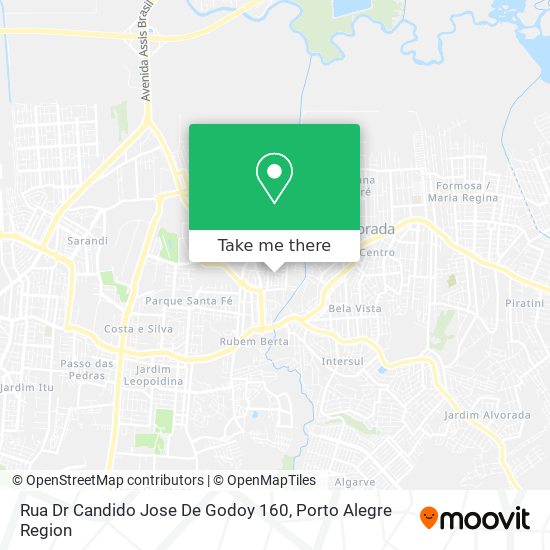 Rua Dr Candido Jose De Godoy 160 map