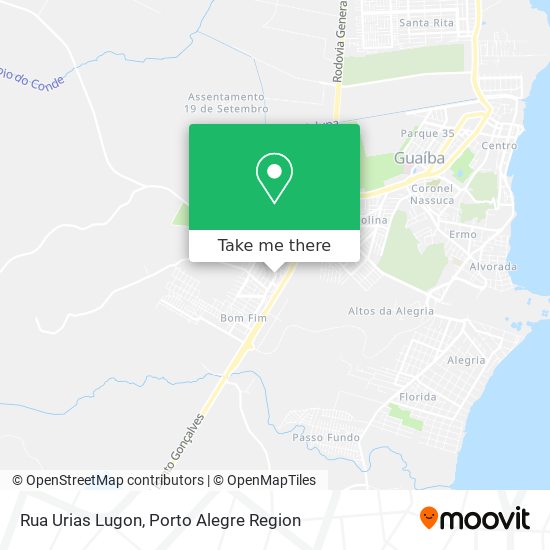 Mapa Rua Urias Lugon