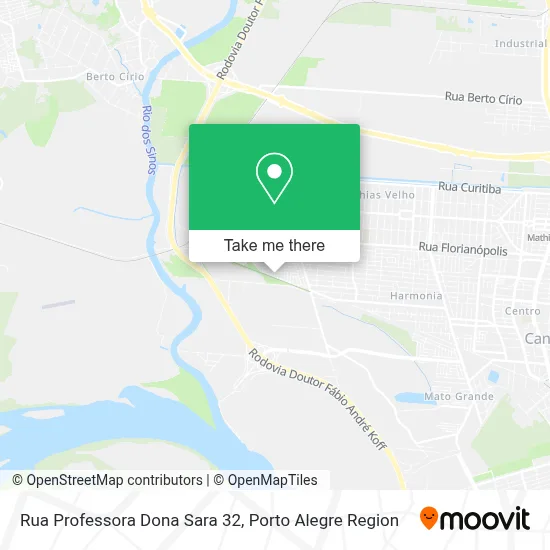 Rua Professora Dona Sara 32 map