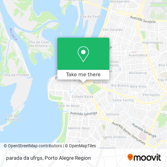 parada da ufrgs map