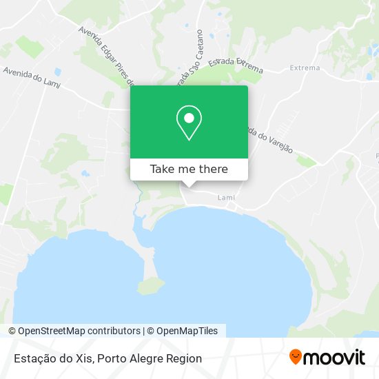 Estação do Xis map