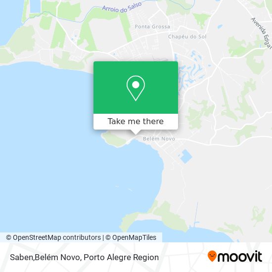 Saben,Belém Novo map