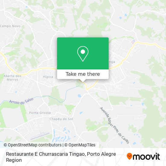Restaurante E Churrascaria Tingao map