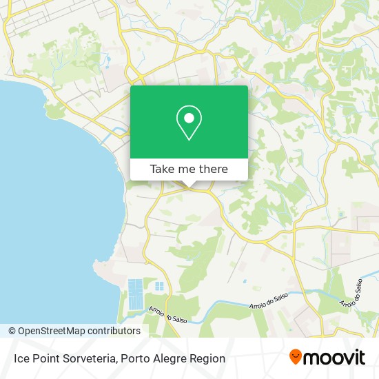 Mapa Ice Point Sorveteria