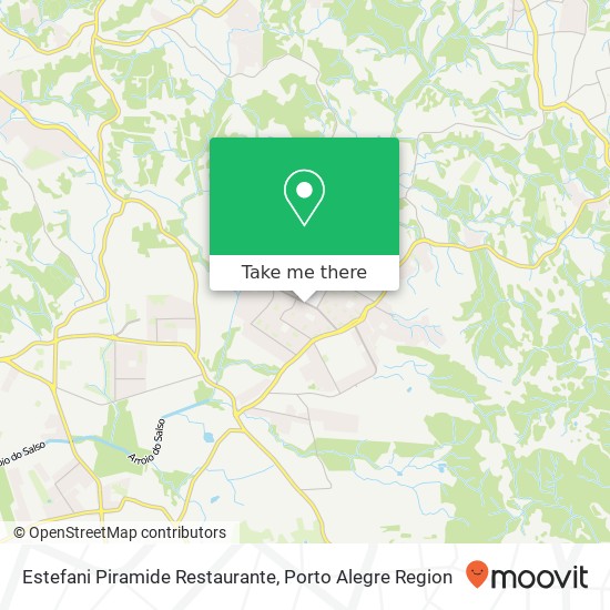 Mapa Estefani Piramide Restaurante, Avenida Economista Nilo Wulff, 902 Restinga Porto Alegre-RS 91790-000