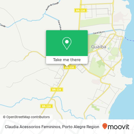 Claudia Acessorios Femininos, Rua E, 184 Columbia City Guaíba-RS 92500-000 map