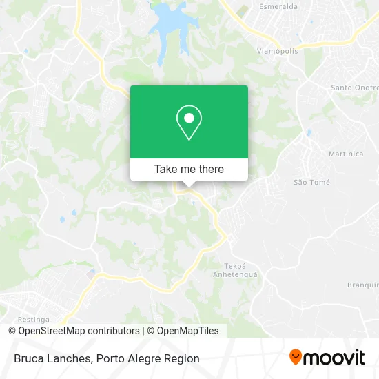 Bruca Lanches map