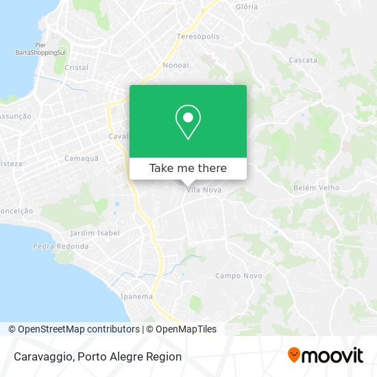 Caravaggio map