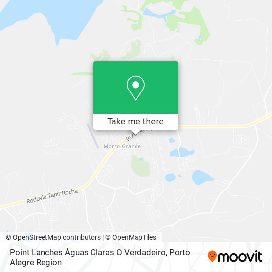 Point Lanches Águas Claras O Verdadeiro map