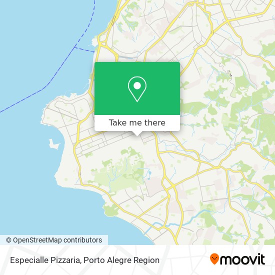 Especialle Pizzaria map