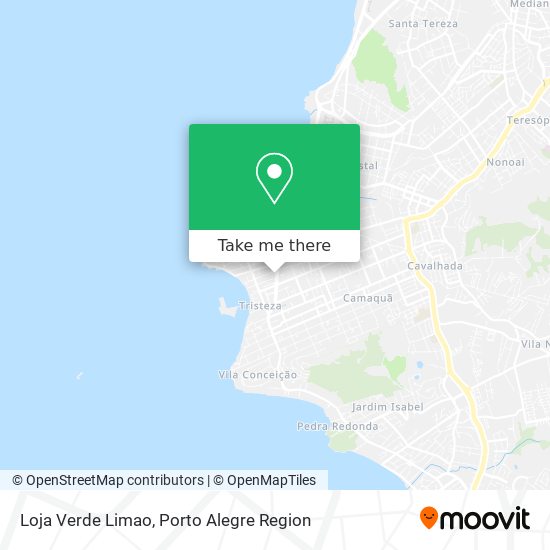 Mapa Loja Verde Limao