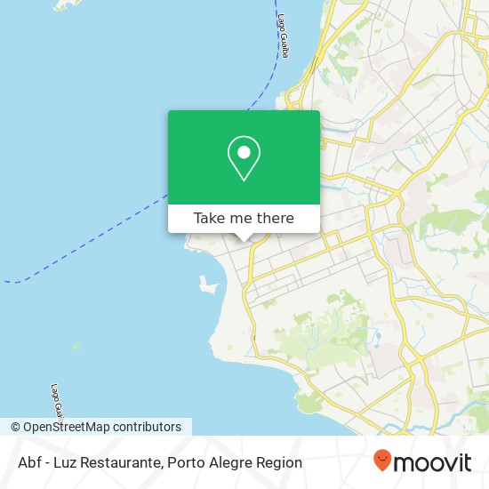 Mapa Abf - Luz Restaurante, Rua Chavantes, 636 Vila Assunção Porto Alegre-RS 91900-030