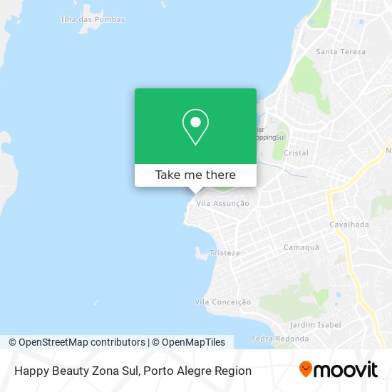 Mapa Happy Beauty Zona Sul