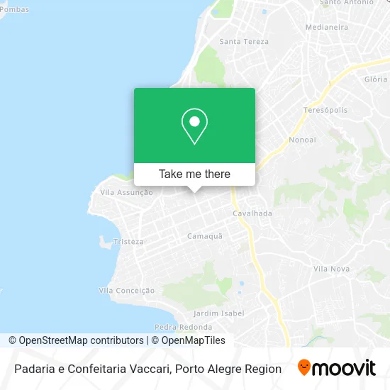 Padaria e Confeitaria Vaccari map