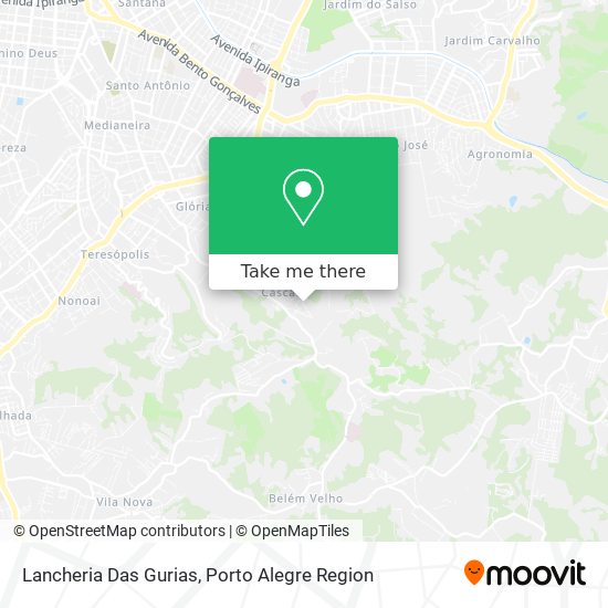 Lancheria Das Gurias map