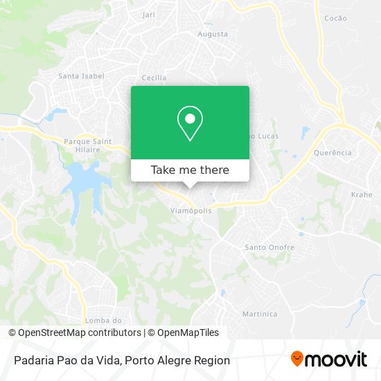 Padaria Pao da Vida map