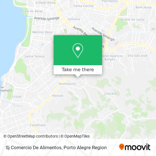 Sj Comercio De Alimentos map