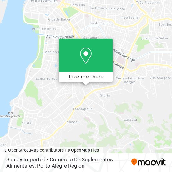 Supply Imported - Comercio De Suplementos Alimentares map