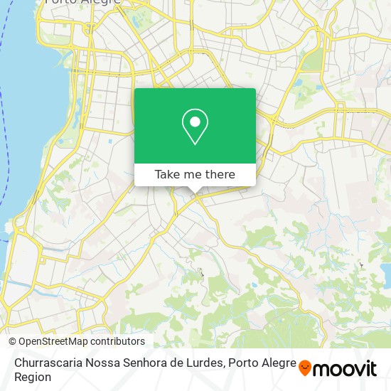 Mapa Churrascaria Nossa Senhora de Lurdes