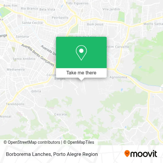 Borborema Lanches map