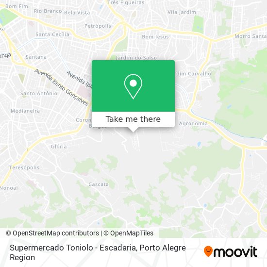 Supermercado Toniolo - Escadaria map