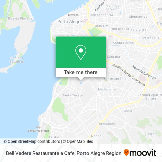 Bell Vedere Restaurante e Cafe map