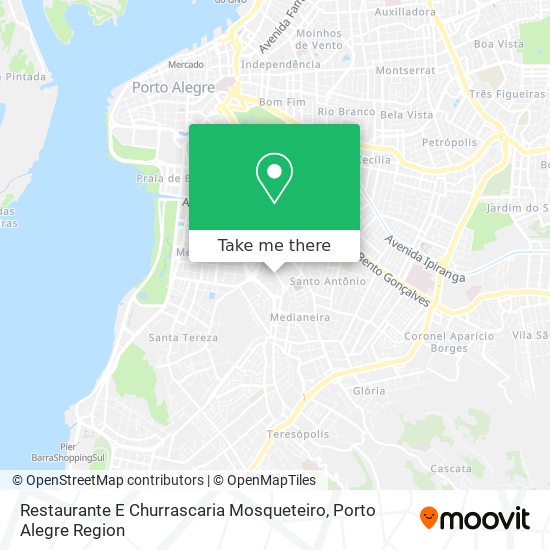 Restaurante E Churrascaria Mosqueteiro map