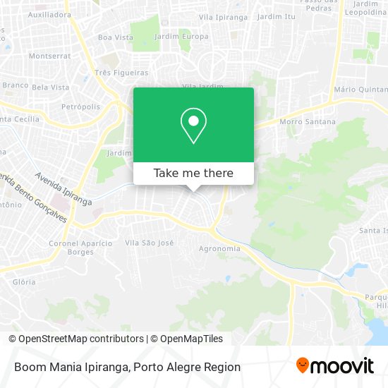 Boom Mania Ipiranga map