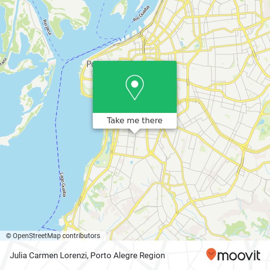 Mapa Julia Carmen Lorenzi, Avenida Getúlio Vargas, 1045 Menino Deus Porto Alegre-RS 90150-003