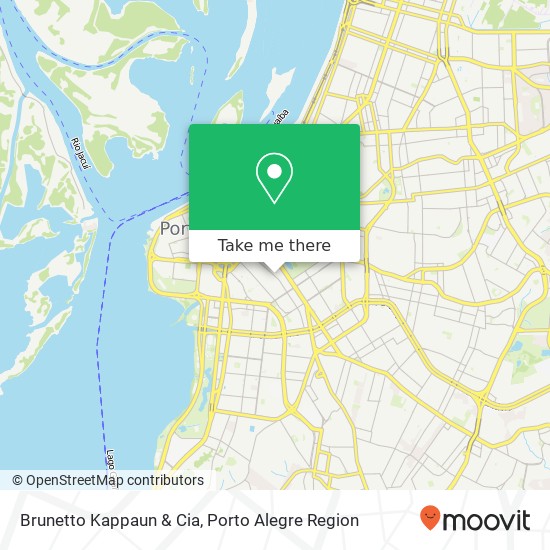 Mapa Brunetto Kappaun & Cia, Rua General Lima e Silva, 776 Cidade Baixa Porto Alegre-RS 90050-100