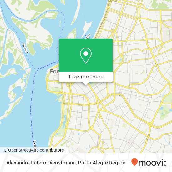 Mapa Alexandre Lutero Dienstmann, Rua General Lima e Silva, 776 Cidade Baixa Porto Alegre-RS 90050-100