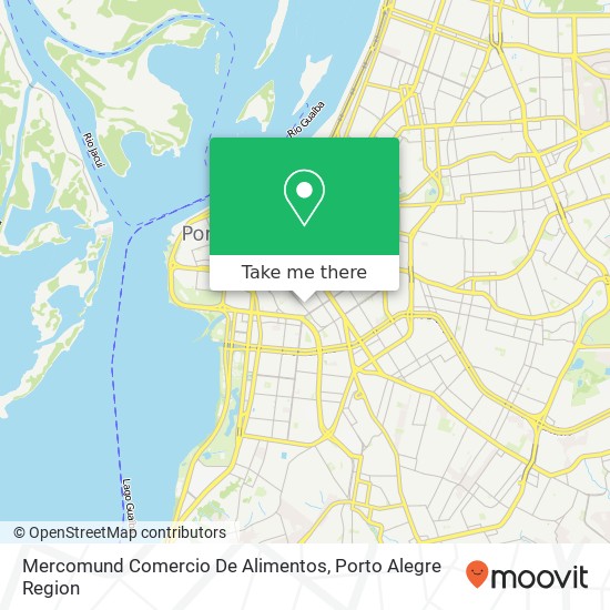 Mapa Mercomund Comercio De Alimentos, Rua Joaquim Nabuco, 220 Cidade Baixa Porto Alegre-RS 90050-340