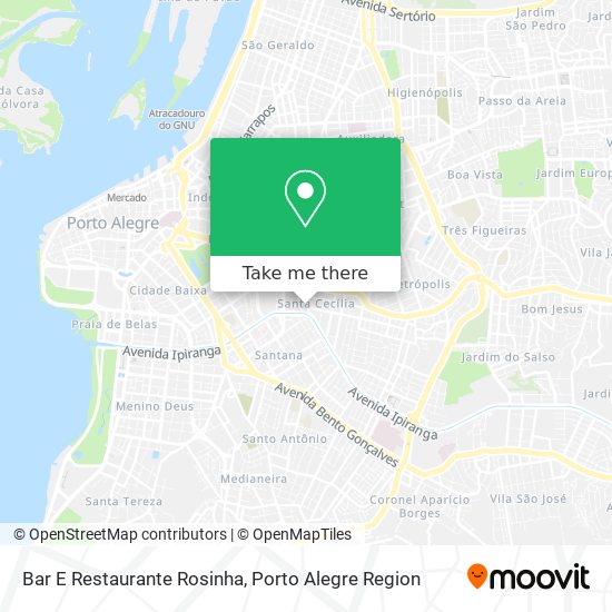 Bar E Restaurante Rosinha map