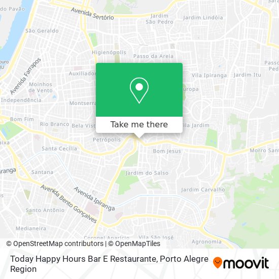 Today Happy Hours Bar E Restaurante map