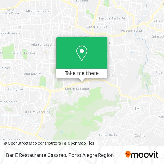Mapa Bar E Restaurante Casarao