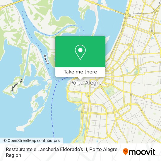 Mapa Restaurante e Lancheria Eldorado's II