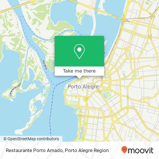 Mapa Restaurante Porto Amado, Rua Caldas Júnior, 40 Centro Histórico Porto Alegre-RS 90010-260