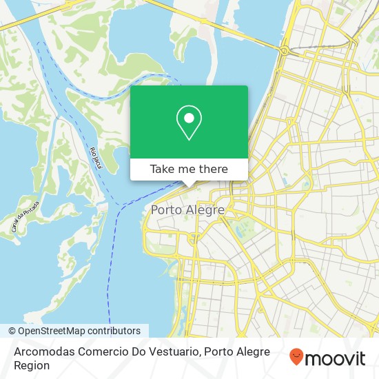 Mapa Arcomodas Comercio Do Vestuario, Rua Siqueira Campos, 1184 Centro Histórico Porto Alegre-RS 90010-001
