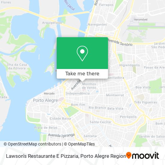 Lawson's Restaurante E Pizzaria map