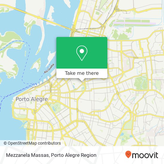 Mapa Mezzanela Massas, Rua Olavo Barreto Viana Moinhos de Vento Porto Alegre-RS 90570-070