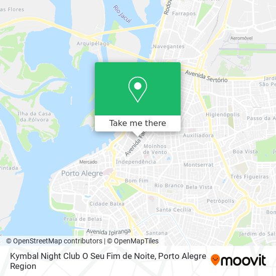 Kymbal Night Club O Seu Fim de Noite map