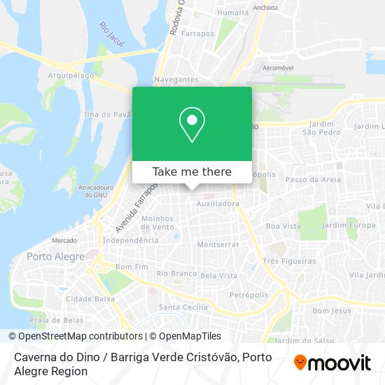 Caverna do Dino / Barriga Verde Cristóvão map