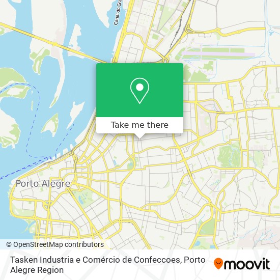Mapa Tasken Industria e Comércio de Confeccoes
