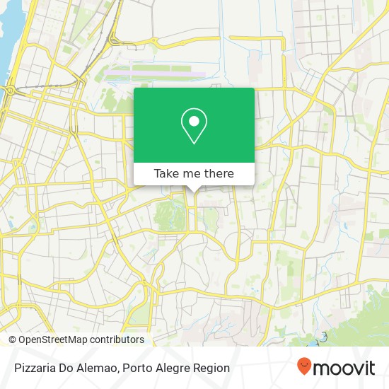 Mapa Pizzaria Do Alemao, Rua Doutor Ary Ramos de Lima, 43 Vila Ipiranga Porto Alegre-RS 91360-380
