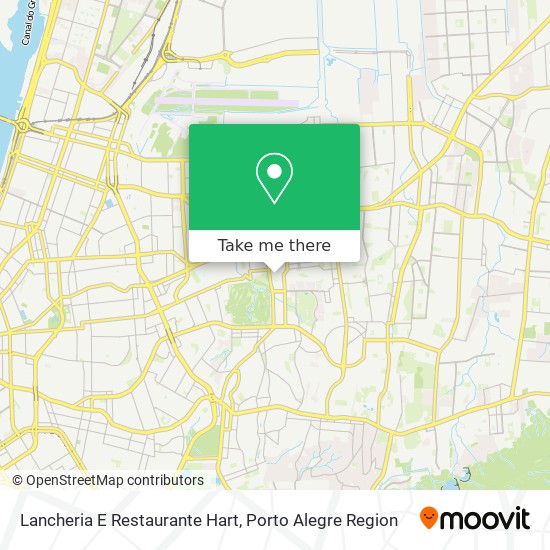 Mapa Lancheria E Restaurante Hart