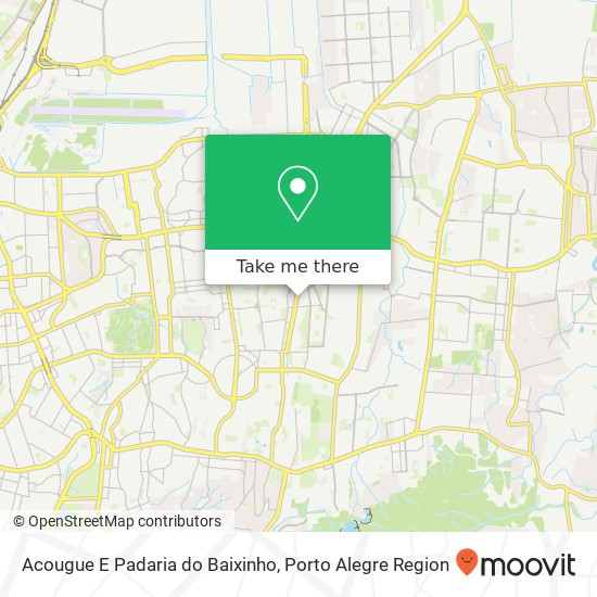 Mapa Acougue E Padaria do Baixinho, Avenida Professora Paula Soares Jardim Itu Porto Alegre-RS 91220-450