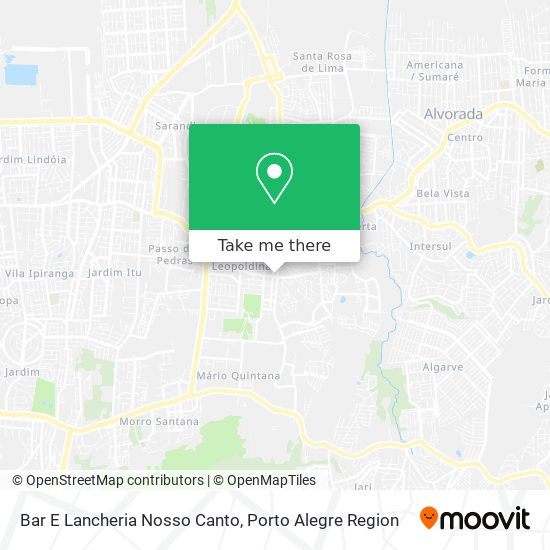 Bar E Lancheria Nosso Canto map