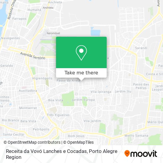 Receita da Vovó Lanches e Cocadas map