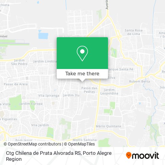Ctg Chilena de Prata Alvorada RS map